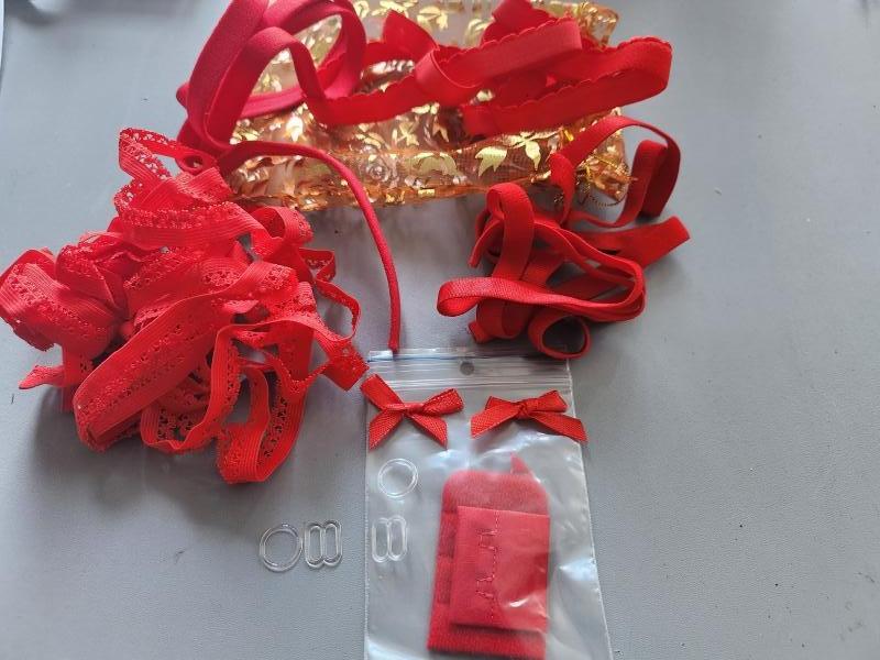 fournituren set - rood