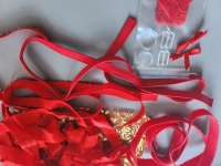 fournituren set - rood