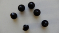 Knopen - zwart  Ø 0.8cm