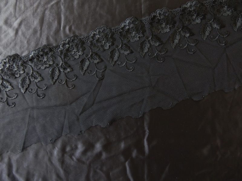 lingeriepakket - black lace flower