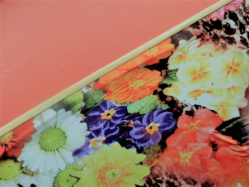 Lingeriepakket tricot orange - special flowers