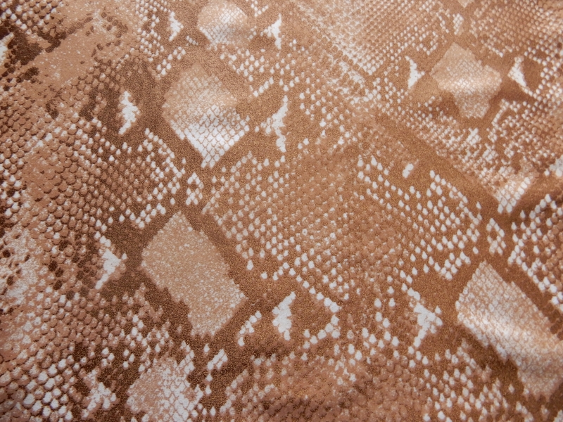 bikini / badpak stof brown gold  - 0.45 x 1.50 cm