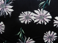 Lingeriepakket tricot black - flowers