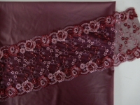 Lingeriepakket flower bordeaux lace