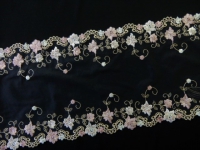lingeriepakket - sweet dark grey flowers lace
