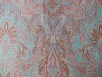 roze blauw kasjmir ornamenten - 1.95 x 1.60
