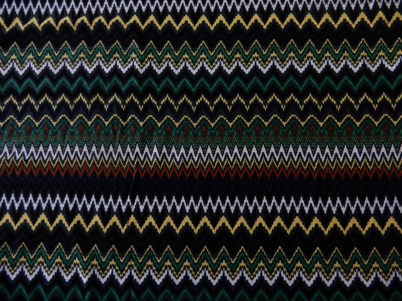 tricot -  groen zwart  70 x 1.40 meter