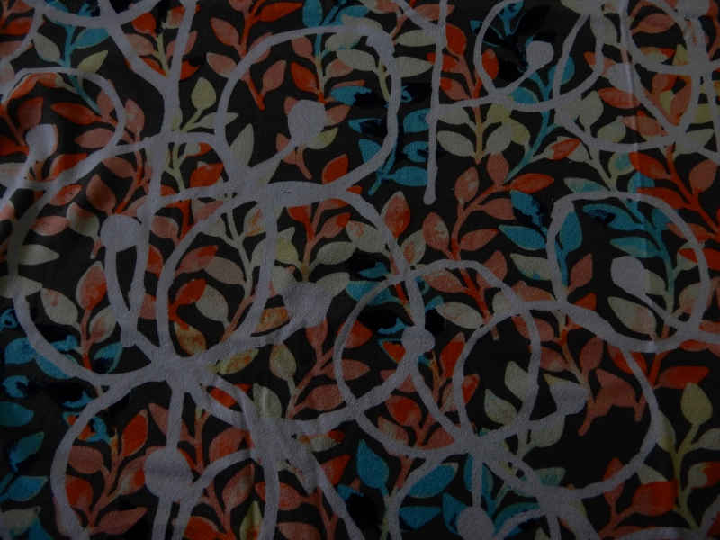 tricot -  vrolijke kleuren  45 x 1.50 meter