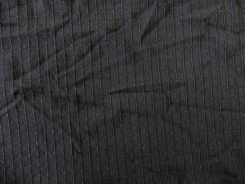 Rekbare stof (lycra) -  zwart stripes  0.70 x 1.10 meter