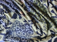 Tricot groen, zwart wit 3.00 x 1.50